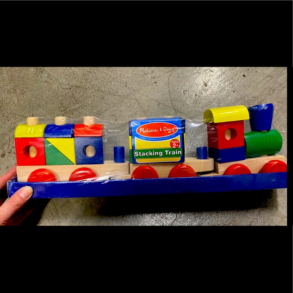 New Melissa & Doug Stacking Train
